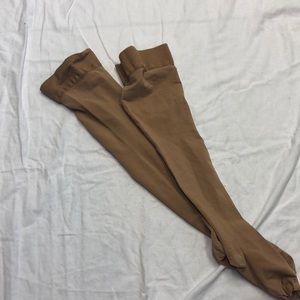 Compression thigh high nylon socks